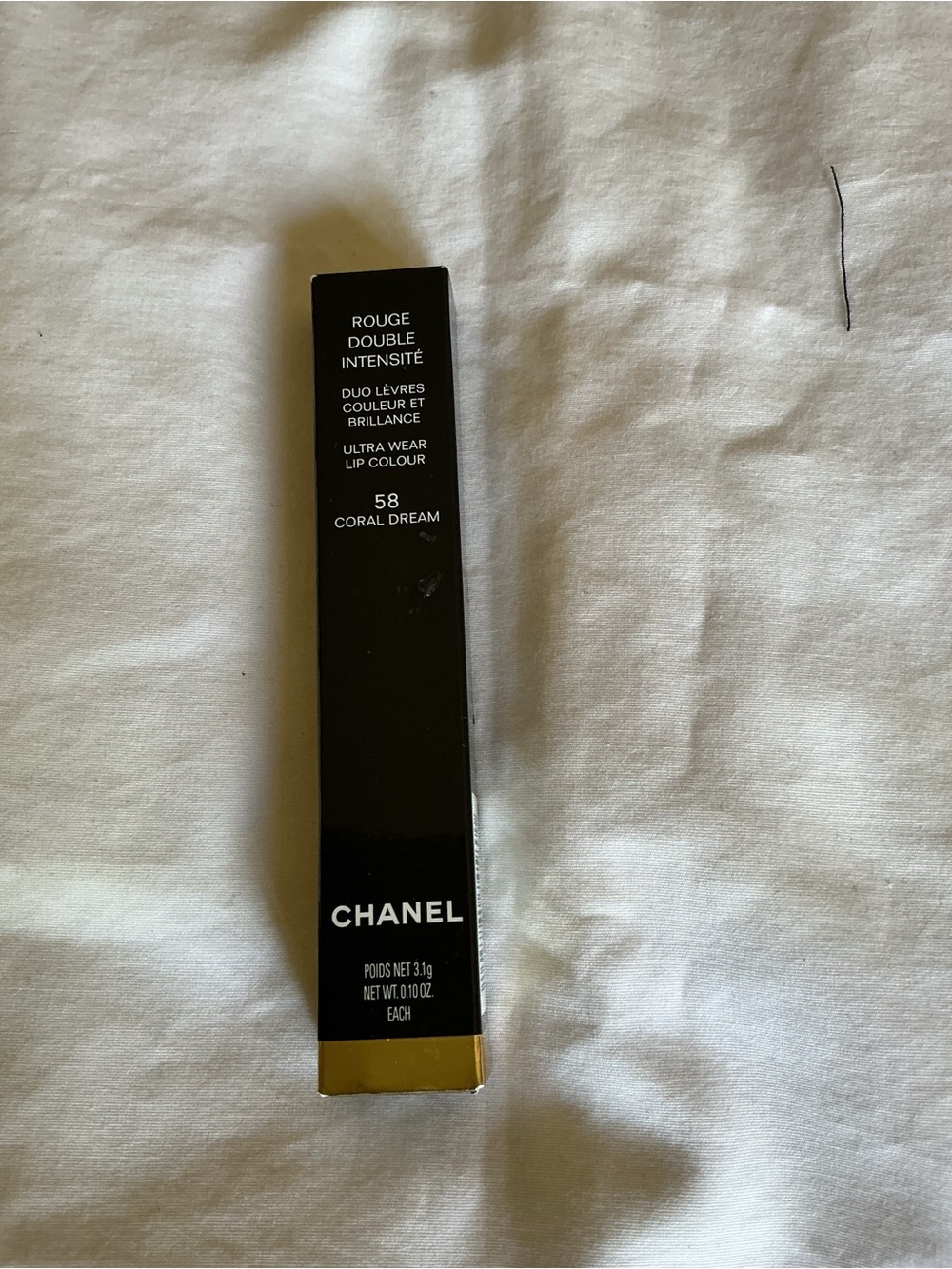 CHANEL Rouge Double Intensité Lip Colour 58 Coral Dream